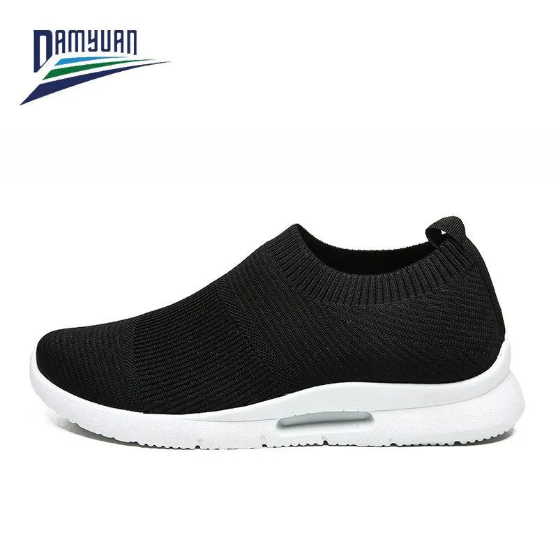 Damyuan US Stock Light Running Shoes 46 Men Shoes Slip on Sock Sneakers Men's Casual Shoes ,Running,Jogging,Walking,Driving