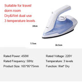 DMWD HandHeld Garment Steamer mini Clothes Steam Iron Portable Electric brush Facial Steamer Dry cleaning Ironing machine travel