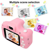 Cute Kids Mini Digital Photo 1080P Video Camera 2.0 Inch HD Screen Small Toy Camcorder Videocamera Micro Cam Children Best Gift