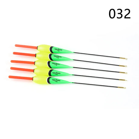 W.P.E Fishing Float 5pcs/lot 19cm-24cm 4g Barguzinsky Fir Float Vertical Buoy Float Carp Fishing Bobber Fishing Tackle Pesca