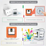 Easythreed Nano Mini 3d DIY Printer Educational Household Kit Printers Impresora 3d Machine for Child Student Christmas Gift