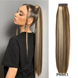 Real Beauty Ponytail Human Hair Wrap Around Horsetail Straight Brazilian100% Remy Human Hair Ponytail Extensions 60/100/120/150g