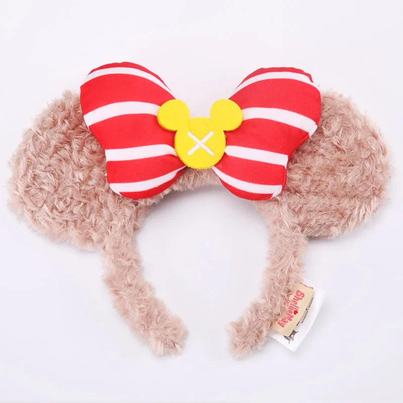 Disney Christmas Catoon Plush Animal Hairband Headband Hair Accessories women girl Baby toys kids COSTUME Headband Hair