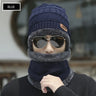 2020 Winter Beanie Hats for Men Women with Thick Fleece Lined Scarf Set Warm Knit Hat Skull Cap Neck Warmer Winter Hat and Scarf