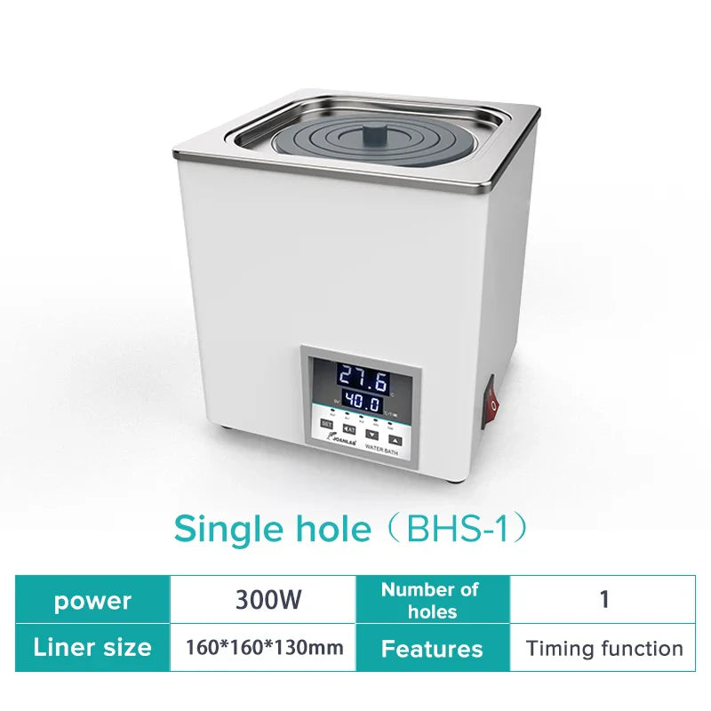 JOANLAB Laboratory Water Bath Constant Temperature Digital Display Heater Lab Equipment Thermostat Tank Single Hole 110v 220v