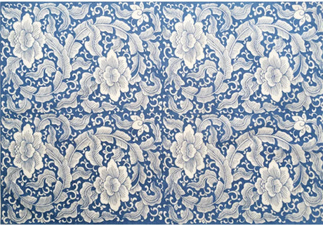 Pottery ceramics clay Transfer paper glaze underglaze flower paper Jingdezhen blue and white porcelain decal paper 54x37cm