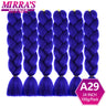 6 Bundles Jumbo Braiding Hair Extensions 24 Inch Synthetic Hair Braids for DIY Box Twist Crochet Hair Wholesale Drop Shipping