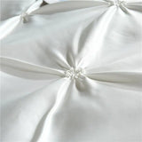 Silk Washed Bedding set Luxury Duvet Cover Double Bed Coverlet   Queen Size Bed Sheets set Comforters Solid Color Linens XY37#