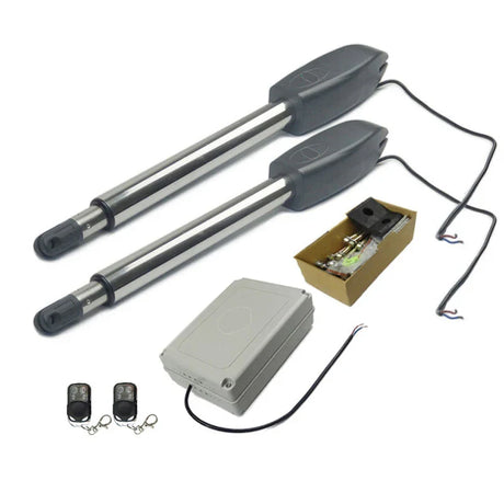 Heavy Duty PKM-C02 Automatic Electric Swing Gate Opener Operator Actuator Remote Control Swing Door Motor Drive Kit AC110V/220V