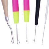 Sewing Tools repair sweater Sweater Wool Knitting Accessories Sewing Needles Aluminium Tongue 5Pcs /set Crochet Hooks