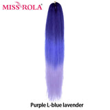 Miss Rola Synthetic 28Inch 100G 2023 New Hair Extension Yaki Straight Jumbo Braiding Hair Pre-Stretched Braid Kanekalon Hair