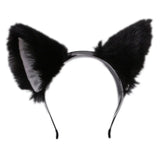 Women Anime Furry Animal Kitty Cat Ears Headband Kawaii Lolita Maid Hair Hoop Halloween Cosplay Party Fancy Headwear