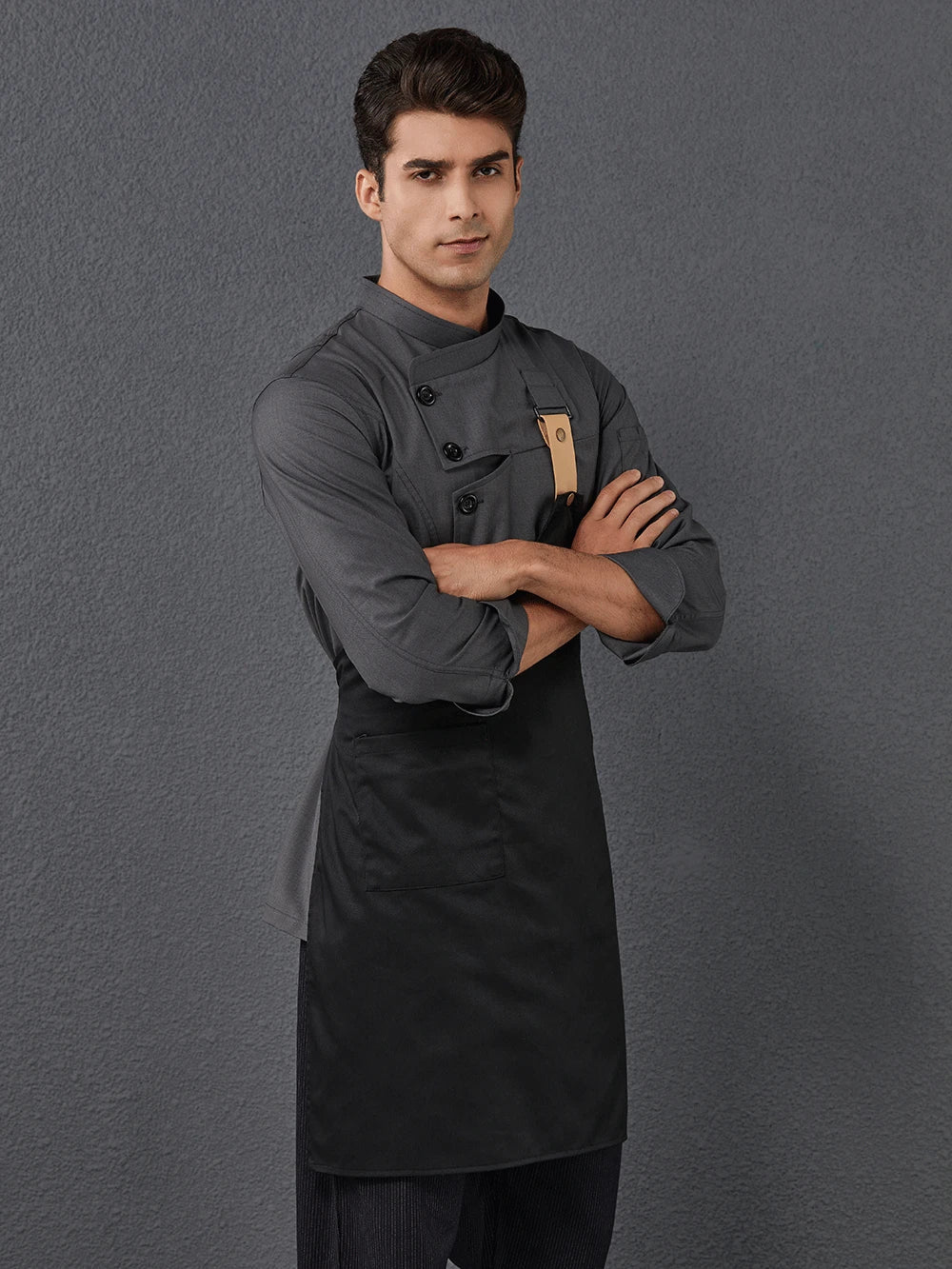 2023 New Chef Clothes Uniform Restaurant Kitchen Cooking Chef Coat Waiter Work Jackets Professional Uniform Overalls Outfit