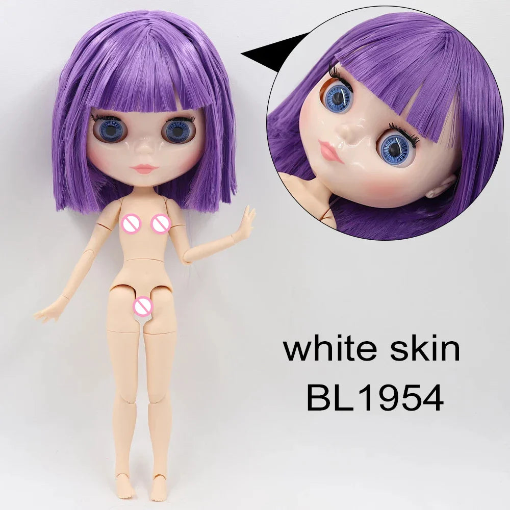 ICY DBS Blyth Doll 1/6 BJD Joint Body White Skin Special Offer On Sale Random Eyes Color 30cm TOY Girls Gift Anime