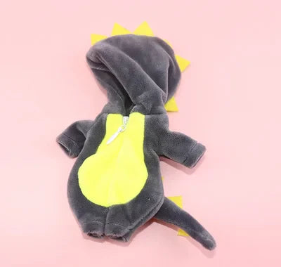 Cute Dinosaur Animal Monster Unicorn Doll Clothes Accessories Funny Angel Clothing For Ob11,Obitsu 11,Molly, Gsc,1/12 Bjd Doll