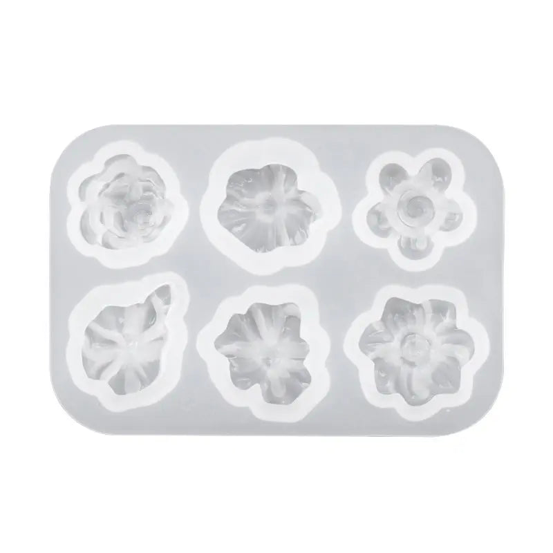 3D Flower Shaped Silicone Molds Candy Epoxy Resin Mold for Jewelry Making DIY Cell Phone Decorating Tool Crafts Handmade