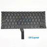 Laptop Replacment US UK AR FR GE IT SP TUR RU Keyboard For Macbook Air 13.3" A1369 A1466 Keyboard 2010-2017 Year