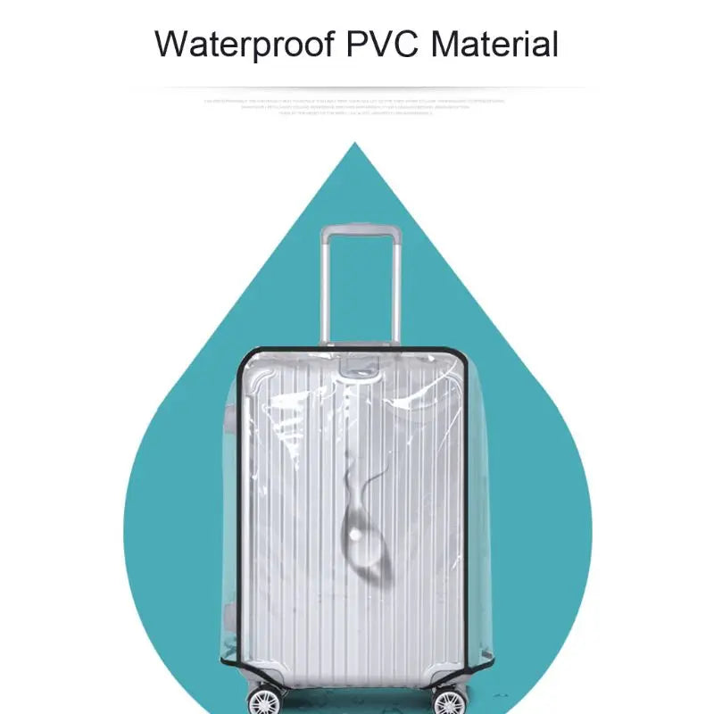 Full Transparent Luggage Protector Cover Thicken Suitcase Protector Cover PVC Suitcase Cover Rolling Luggage Cover