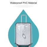 Full Transparent Luggage Protector Cover Thicken Suitcase Protector Cover PVC Suitcase Cover Rolling Luggage Cover