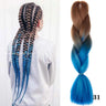 24Inch Synthetic Hair Extensions for Braids 100g/pc Jumbo Braiding Hair Kanekalon Colored Hair Pre Stretched Yaki Jumbo Braids