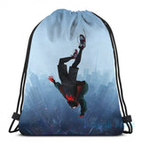 Funny Graphic print Miles Morales jump USB Charge Backpack Men School Bags Women Bag Travel Laptop bag