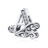 BISAER Alloy Dangle Beads Cup Bulldog Boy Girl Pendants Penguin Letter Charms Beads Fit Women Original Bracelets DIY Jewelry