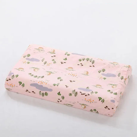 Special Pillowcase For Latex Pillow Pure Cotton Children's Four Seasons Universal Pillow Case 27x44cm Cartoon Infant Pillow Case