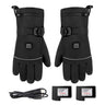 2x Winter Motorcycle Gloves Men Electric Heated Gloves TouchScreen Thermal Guantes Battery Powered for MTB Riding Heating Gloves