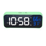 Music Alarm Clock Temperature Humidity Voice Control/Alaways On Table Clock Dual Alarm Wall  Rechargeable Digital LED Clocks