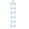 Wooden Rope Ladder Kids Fitness Toy Multi Rungs Climbing Game Toy Outdoor Training Activity Safe Sports Rope Swing Swivel Rotary