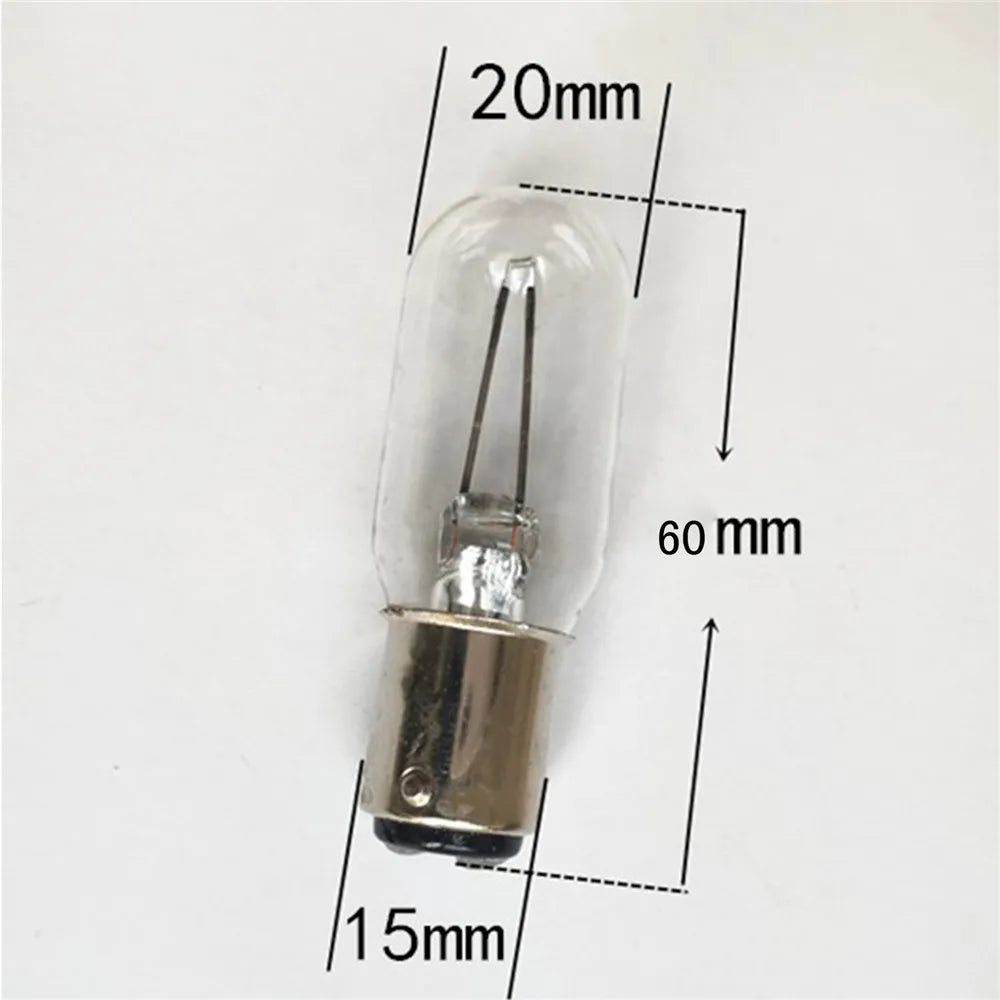 2pcs 6V 15W Bayonet Light Bulbs For Microscope Instrument Lamp Bulb Replacement Repair Parts