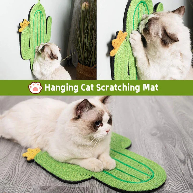 Cat Scratching Board Cat Scratcher Toy Sisal Rope Kitten Scratch Board Cats Scratching Toys Protecting Furniture Claw Scraper