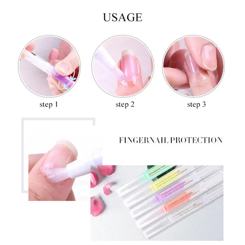 15 Smells Nail Nutrition Oil Pen Nail Treatment Cuticle Revitalizer Oil Prevent Agnail Nail Polish Nourish Skin Nail Treatment