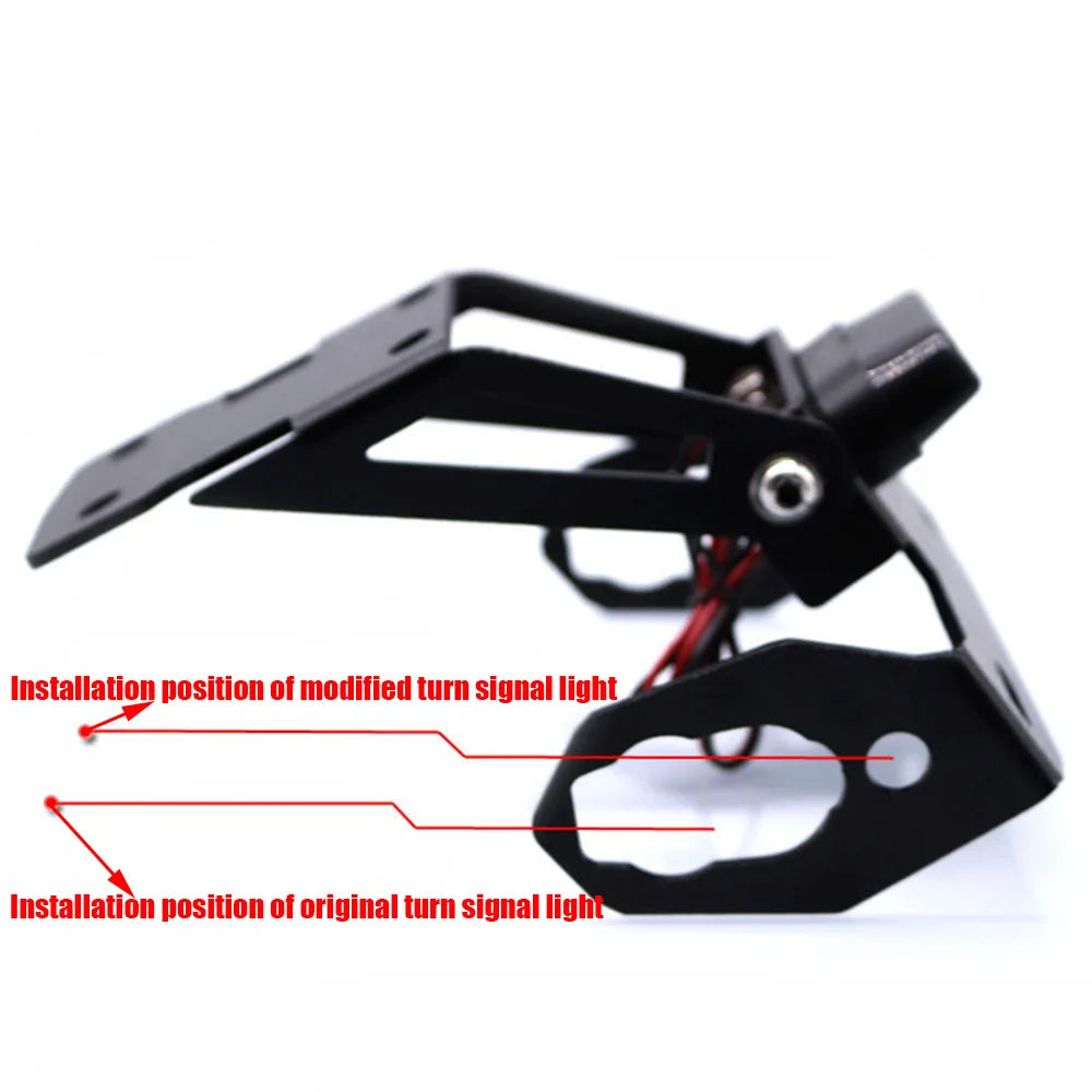 For KAWASAKI Z650 Z 650 NINJA 650 2018-2023 Motorcycle Accessories Rear License Plate Holder Bracket Tail Tidy Fender Eliminator