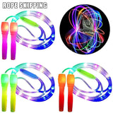 LED Luminous Jump Ropes Skipping Rope Cable for Kids Night Exercise Fitness Training Sports HA