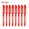 DELVTCH Erasable Gel Pen 0.7mm 0.5mm Bullet Tip Blue Black Red Color Ink Refill Rods Writing Drawing Painting Washable Handle