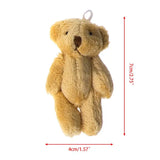 15Pcs/10/5Pcs Kawaii Small Bears Plush Soft Toys Pearl Velvet Dolls Gifts Mini Teddy Bear for Key Ring Girl Gift Women Favorite