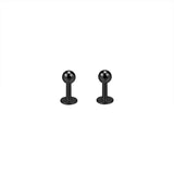 2PCS 3.5mm Cartilage Earrings Helix Stud Earrings Super Short 316L Surgical Steel Anti-allergic 16G Punk Body Piercing Jewelry