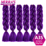 6 Bundles Jumbo Braiding Hair Extensions 24 Inch Synthetic Hair Braids for DIY Box Twist Crochet Hair Wholesale Drop Shipping