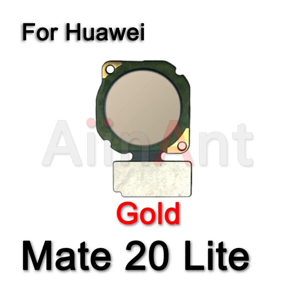 Aiinant Home Power Back Button Touch ID Finger Scanner Fingerprint Sensor Flex Cable For Huawei Mate 20 Lite Pro Spare Parts