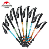 Naturehike 3 Node Adjustable Trekking Pole Ultralight Aluminum Alloy Telescopic Walking Hiking Climbing Sticks For Adult Child