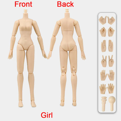 OB24 Blyth Dolls Body for ICY Moveable joints Blyth Boy Girl doll Body 19 joint azone s pure neemo 1/6 BJD ob24 anime girl