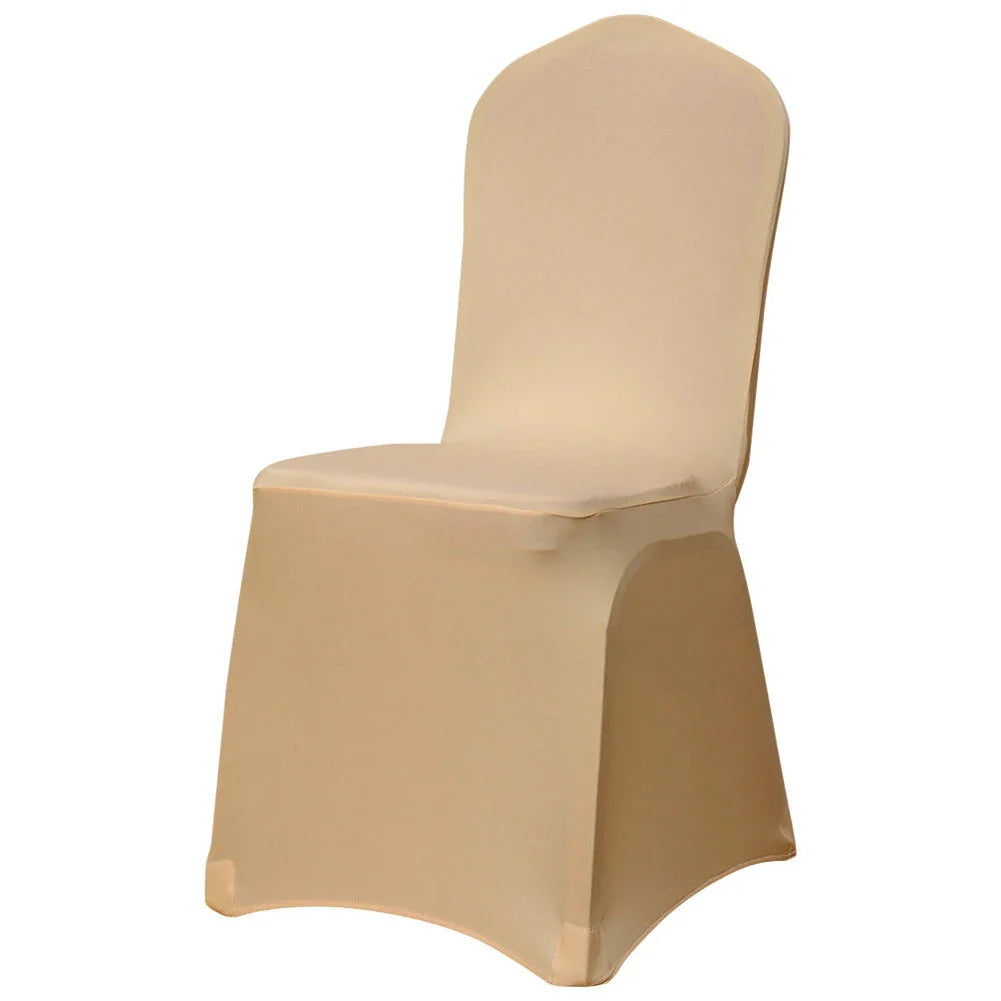 Fashion Brief Solid Chair Covers Spandex Stretchy Slip Cover Wedding Banquet Dining Chair Covers Party Kitchen Seat Covers