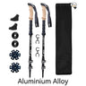 Lighten Up Aluminum Alloy Trekking Poles 등산스틱 Trekking Poles Hiking Stick Nordic Walking Stick Telescopic Sticks Lightweight 지팡이