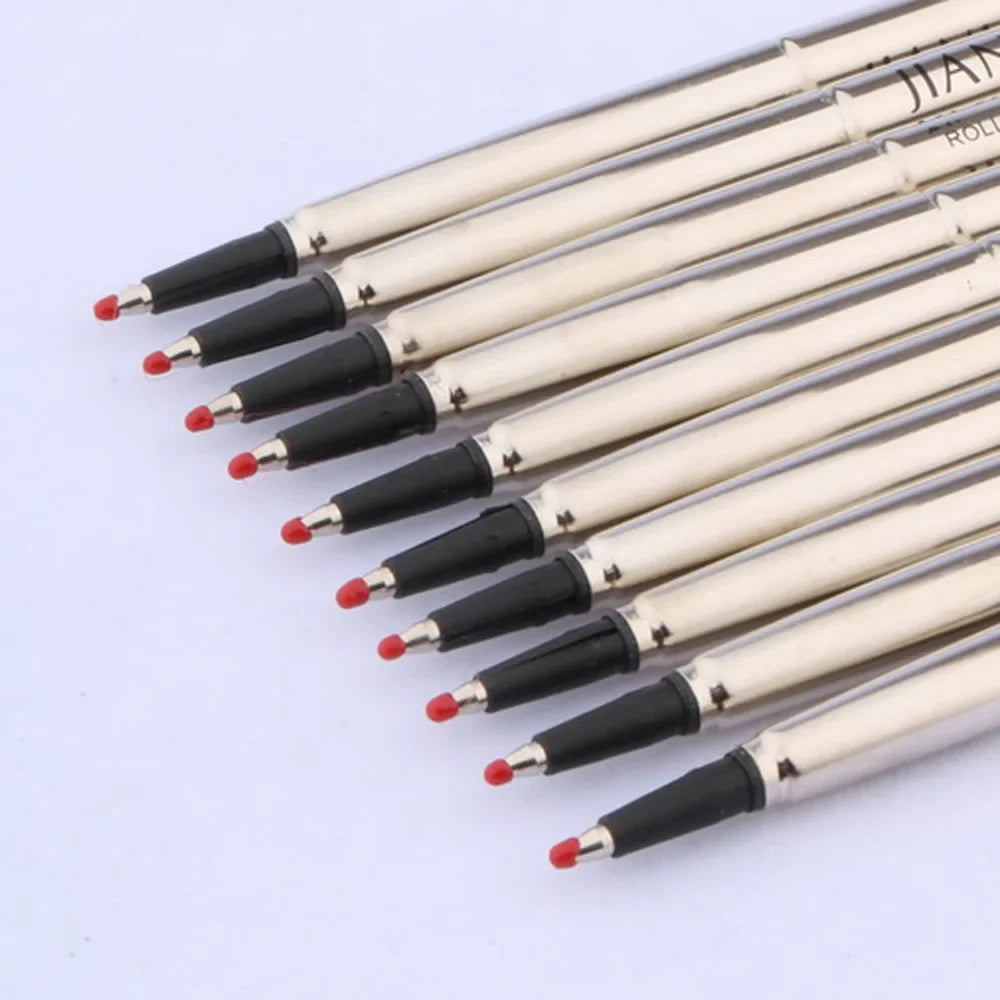 High quality 5pc Rollerball Pen ink Refills black or blue 0.5MM switzerland signature Pen Stationery Office school supplies