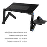 Portable Laptop Computer Table for Bed Aluminum Alloy Foldable Computer Desk iPad Desk Lazy Notebook Table TV Stand Mouse Pad