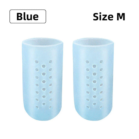 20pieces=10pairs Gel Foot Finger Separators Silicone Toe Hammer Tube Corns Blisters Pain Relief Bunion Corrector Pedicure Tool