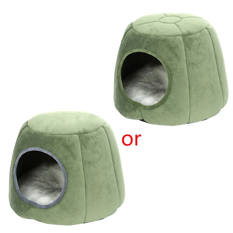 Portable Hamster Travel Carrier Practical Plastic Hamster Cage Durable Hamster Living Habitat House Guinea Pigs Nest Cave Bed