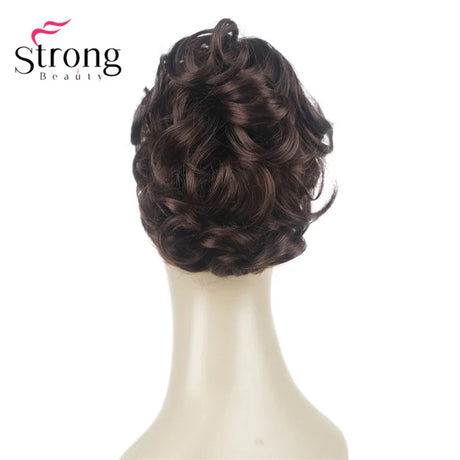 StrongBeauty Silver Short Natural Wave Ponytail Hair Extension With Claw Clip In Hairpiece COLOUR CHOICES