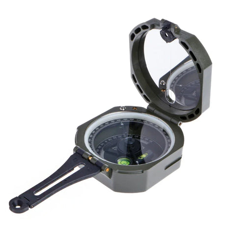 High Precision Magnetic Pocket Transit Geological Compass Scale 0-360 Degrees